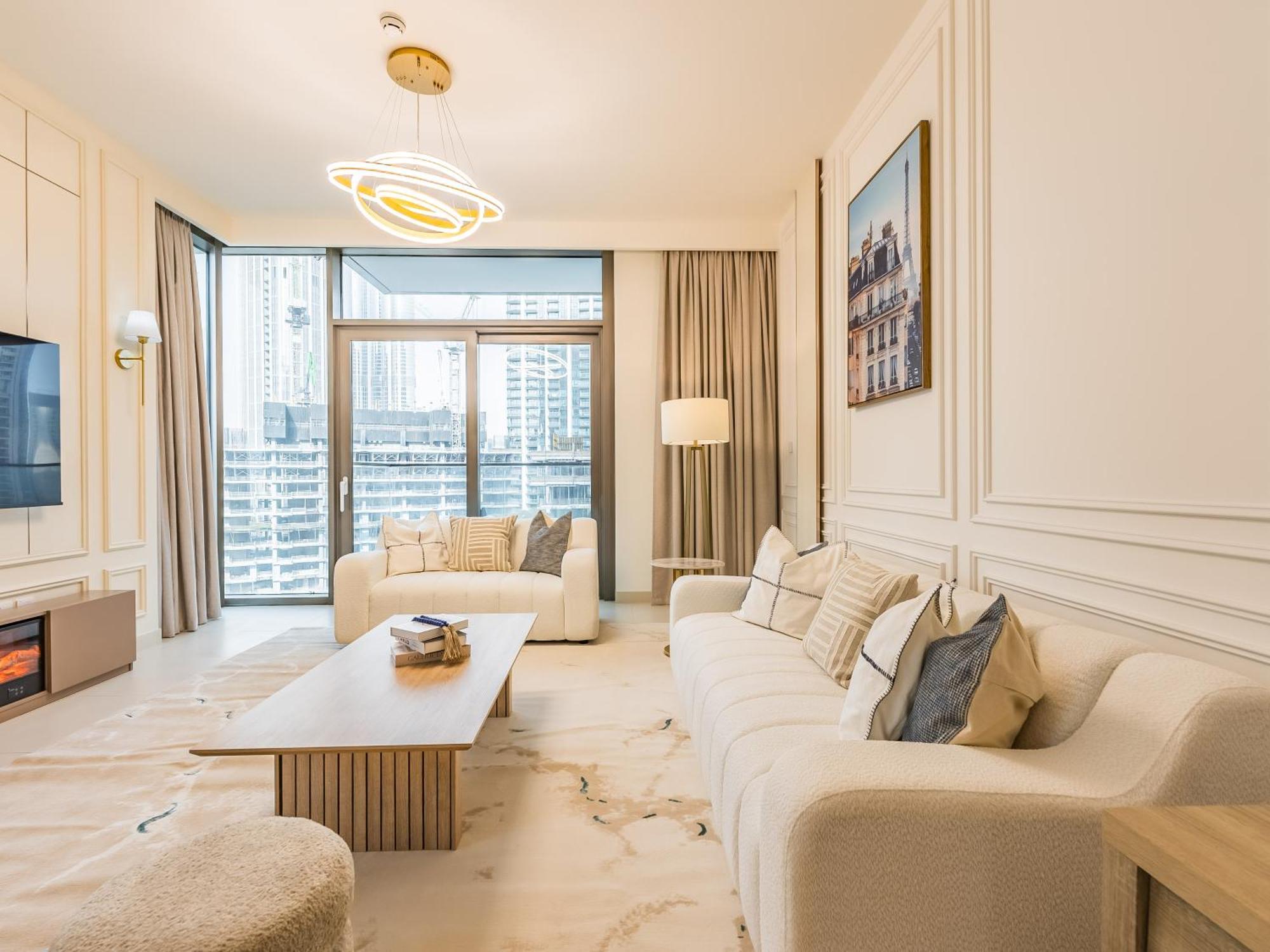 Apartment The 'paris' - Stylish 2bd With Burj View Dubai
